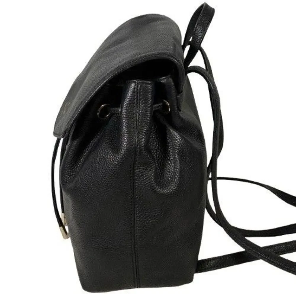 Kate Spade Backpack Purse Mulberry Street Small Breezy Black Pebbled Leather Bag